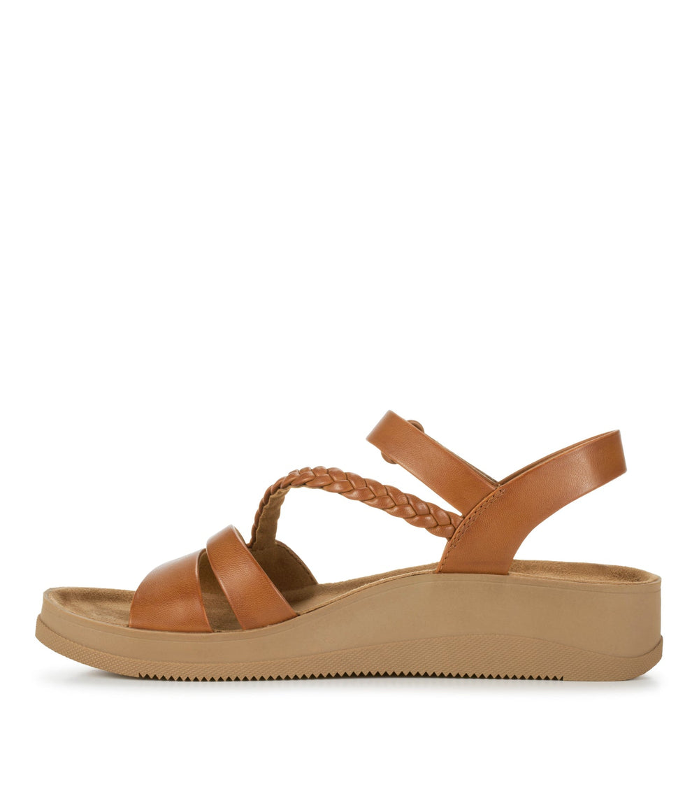 Flicka Sandal Dark Caramel - Women
