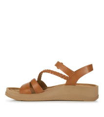 Flicka Sandal Dark Caramel - Women