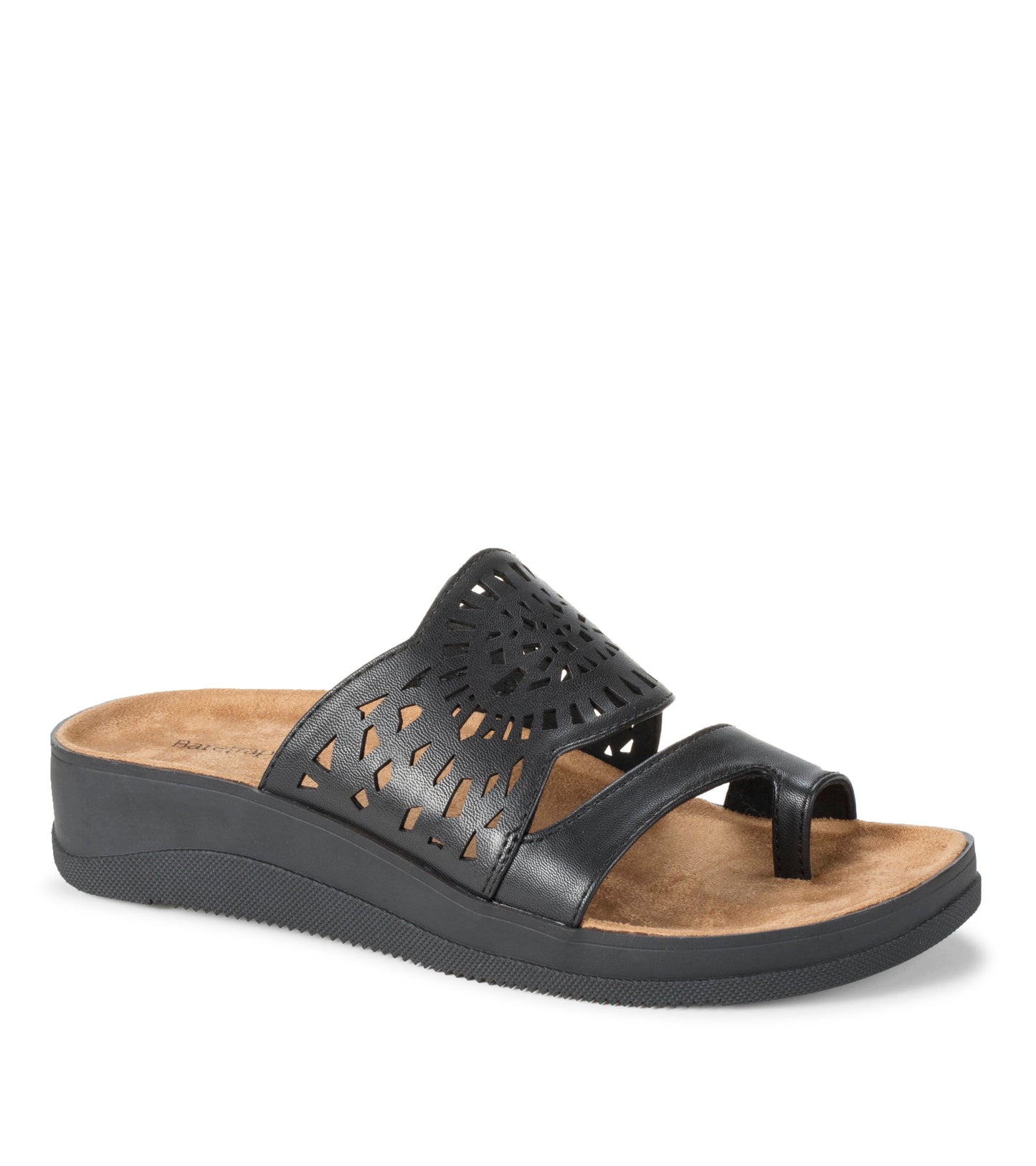 Flora Slide Sandal Black - Women