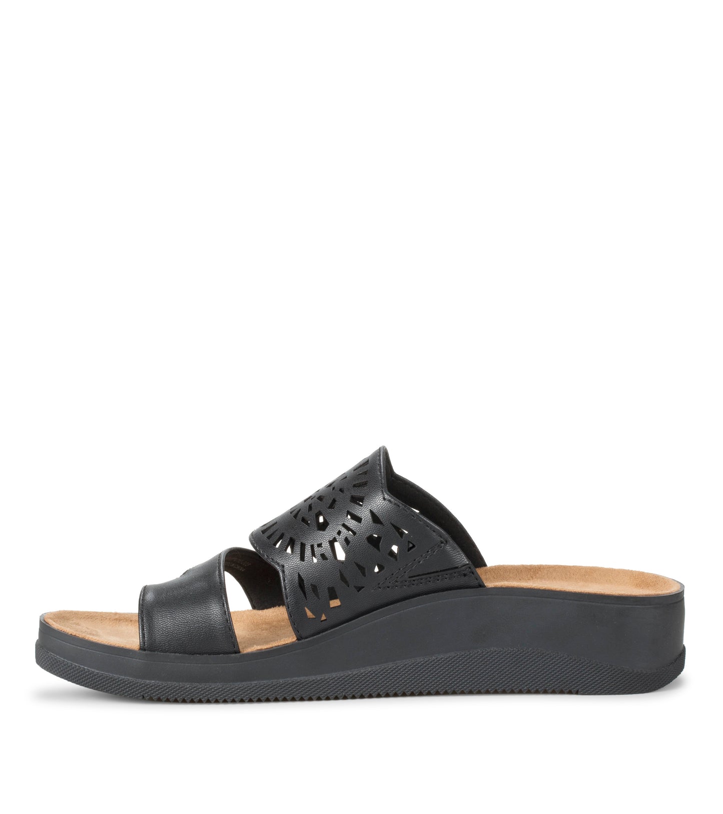 Flora Slide Sandal Black - Women