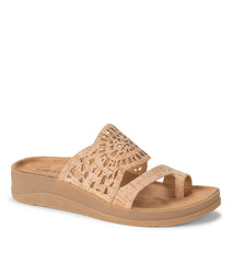 Flora Slide Sandal Natural - Women