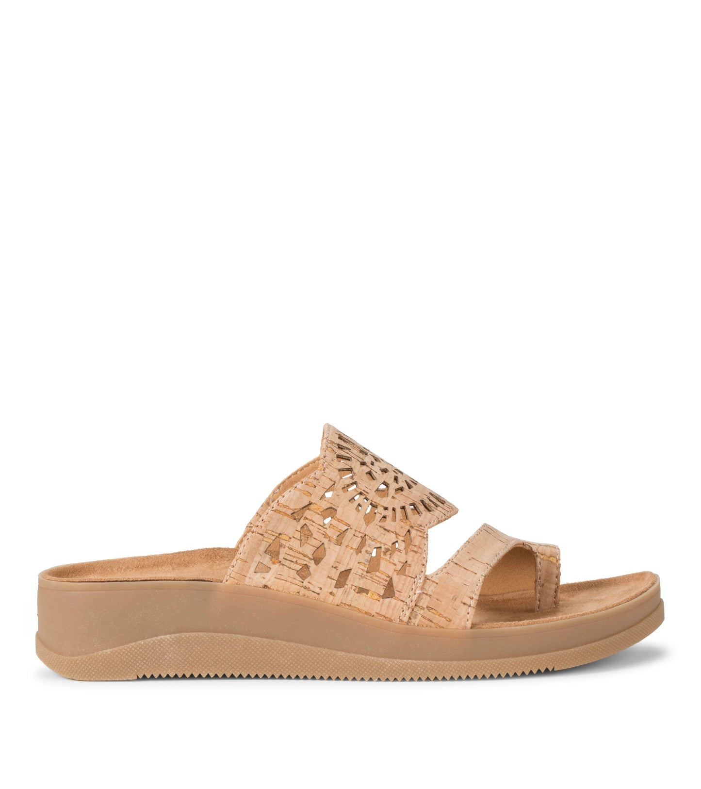 Flora Slide Sandal Natural - Women