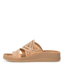Flora Slide Sandal Natural - Women