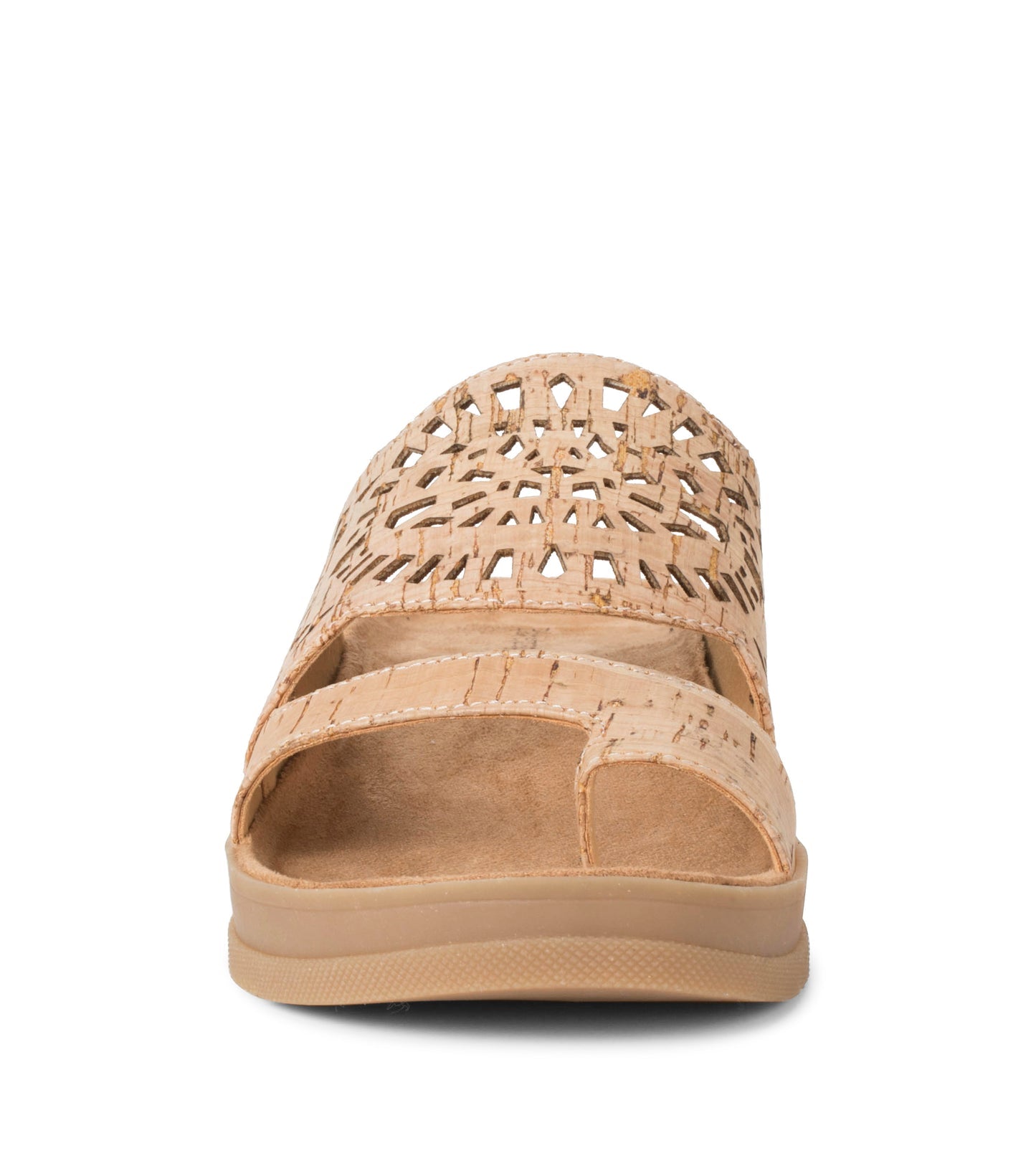 Flora Slide Sandal Natural - Women