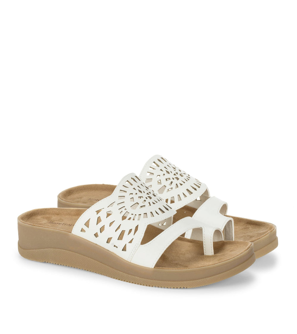 Flora Slide Sandal White - Women