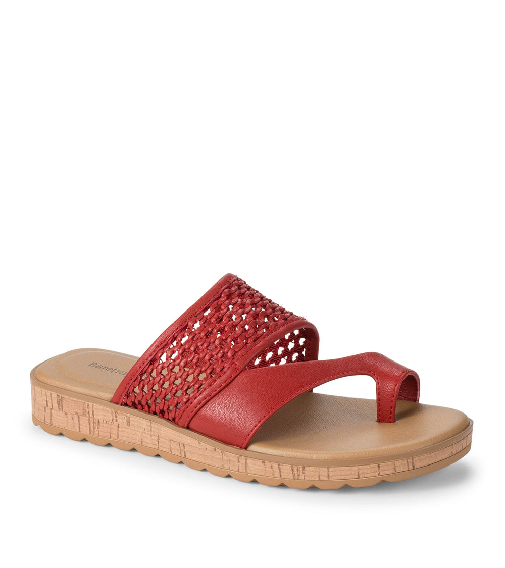 Gibby Slide Sandal Cherry Red - Women