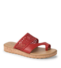 Gibby Slide Sandal Cherry Red - Women