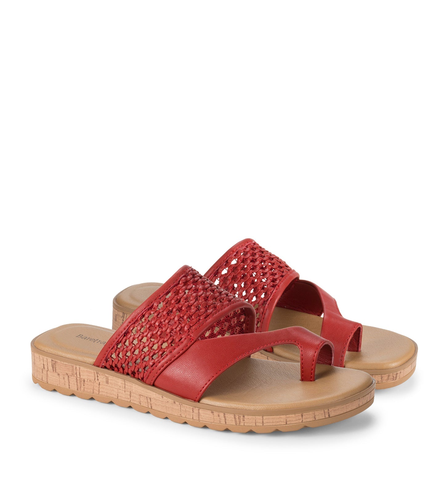 Gibby Slide Sandal Cherry Red - Women