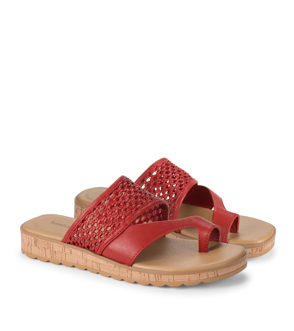 Gibby Slide Sandal Cherry Red - Women
