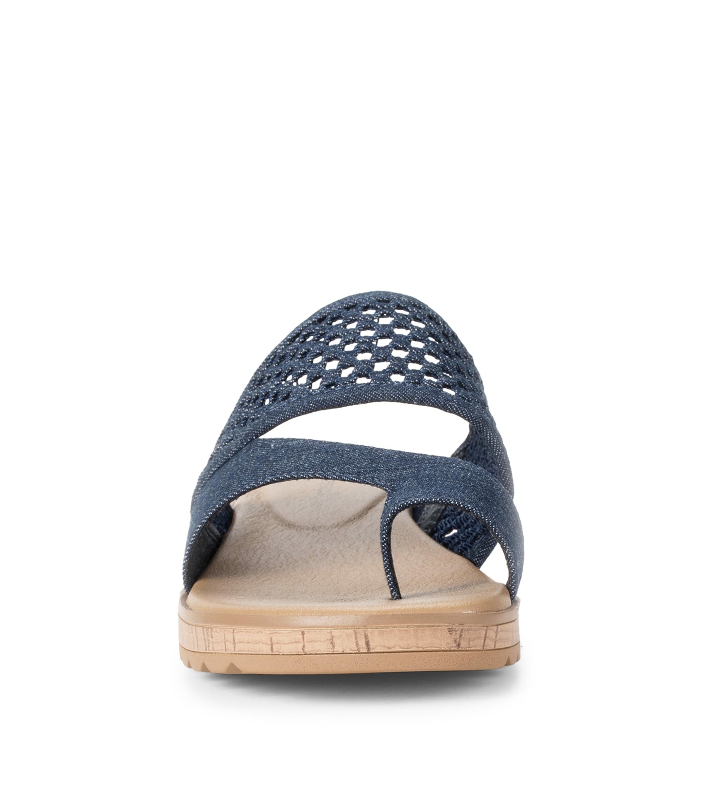 Gibby Slide Sandal Dark Denim - Women