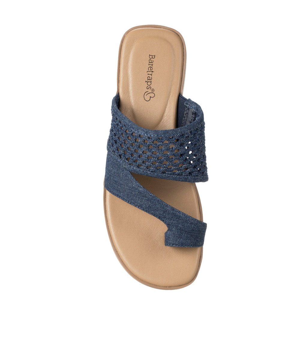 Gibby Slide Sandal Dark Denim - Women