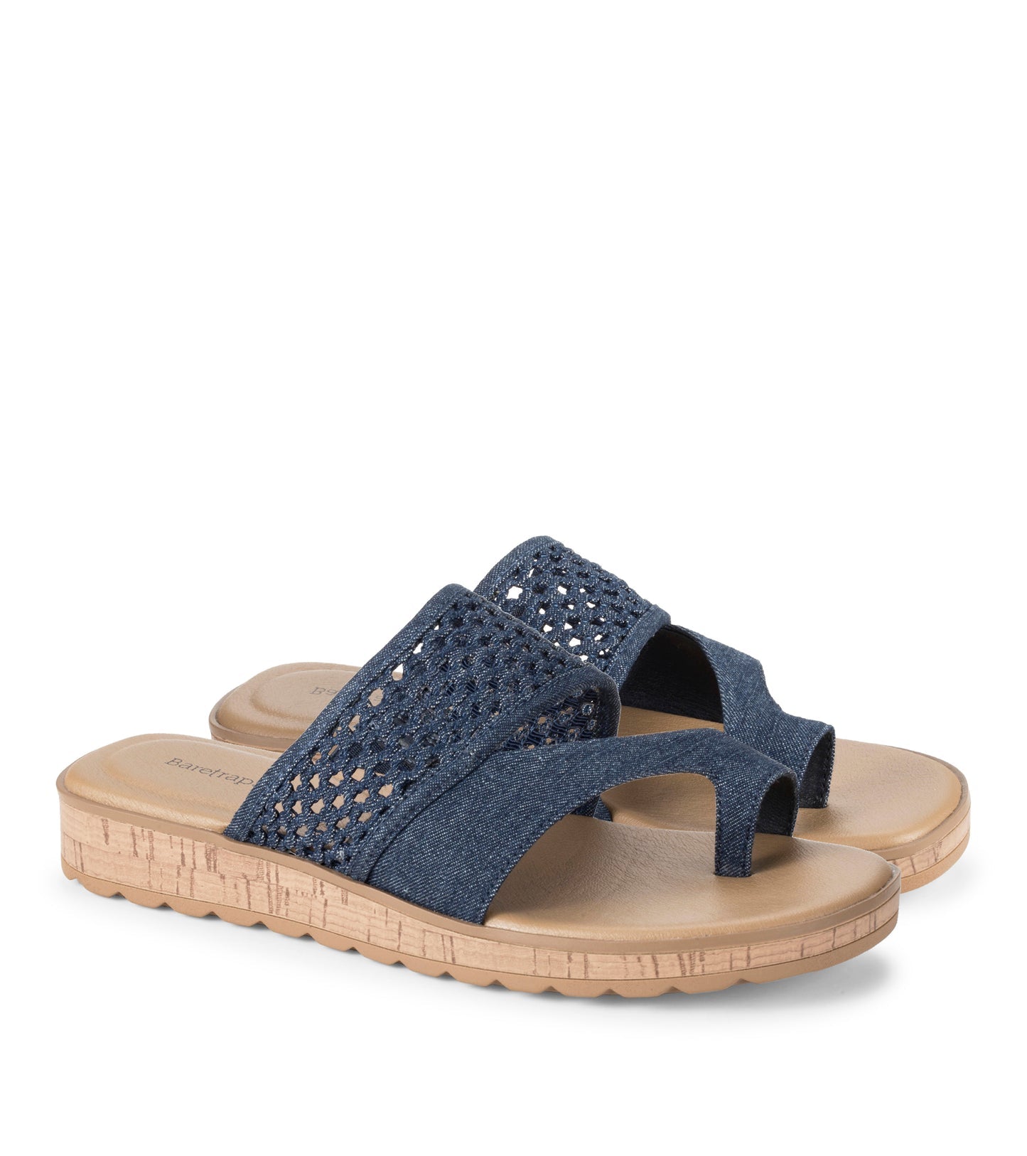 Gibby Slide Sandal Dark Denim - Women