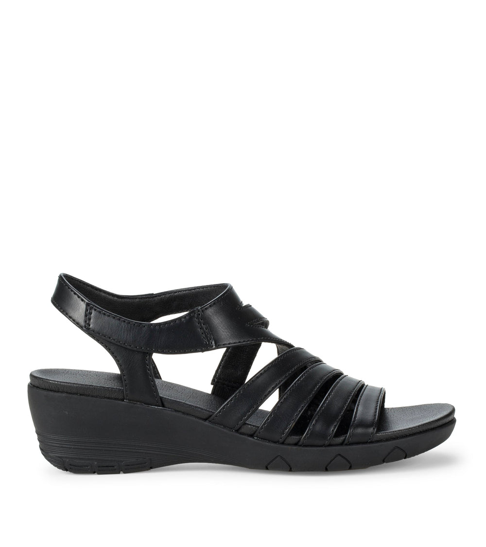 Harlean Wedge Sandal Black - Women