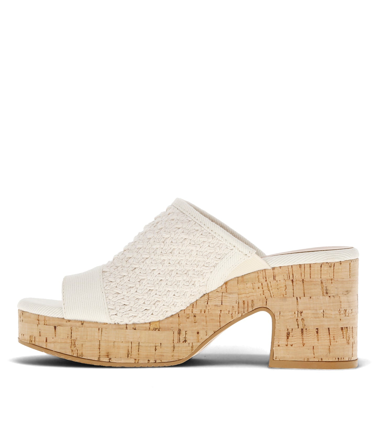 Maia Block Heel Sandal Natural - Women