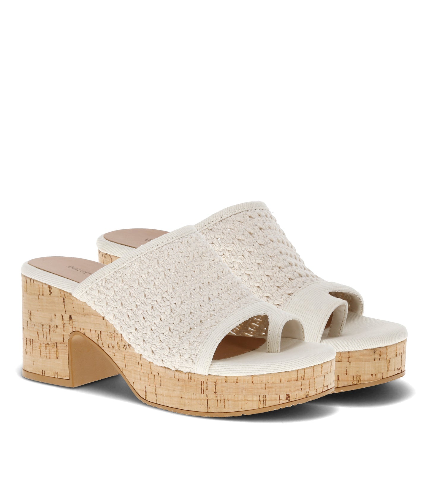 Maia Block Heel Sandal Natural - Women