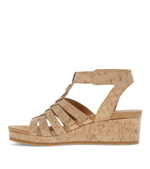 Nickie Wedge Sandal Natural - Women