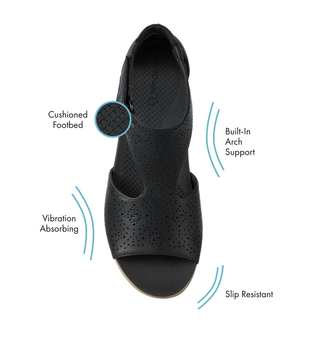 Samira Sandal Black - Women