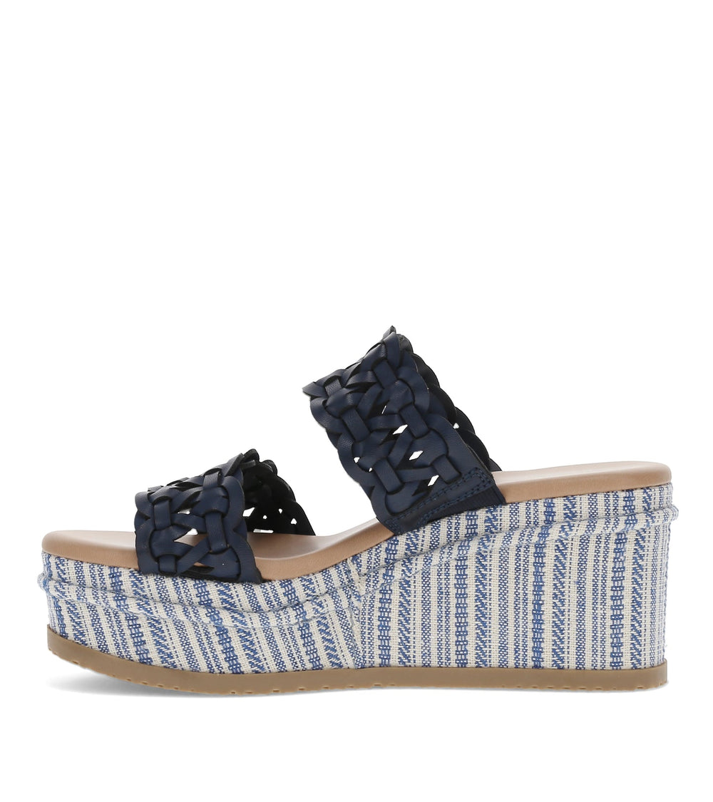 Skylar Wedge Sandal Dark Navy - Women