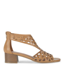 Vachel Block Heel Sandal Caramel - Women