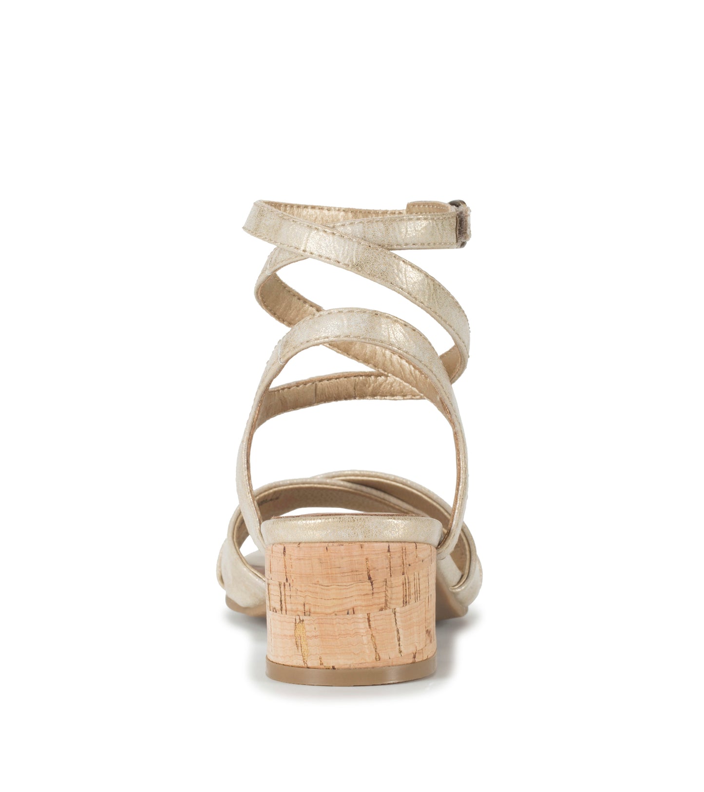 Vivian Block Heel Sandal Light Gold - Women