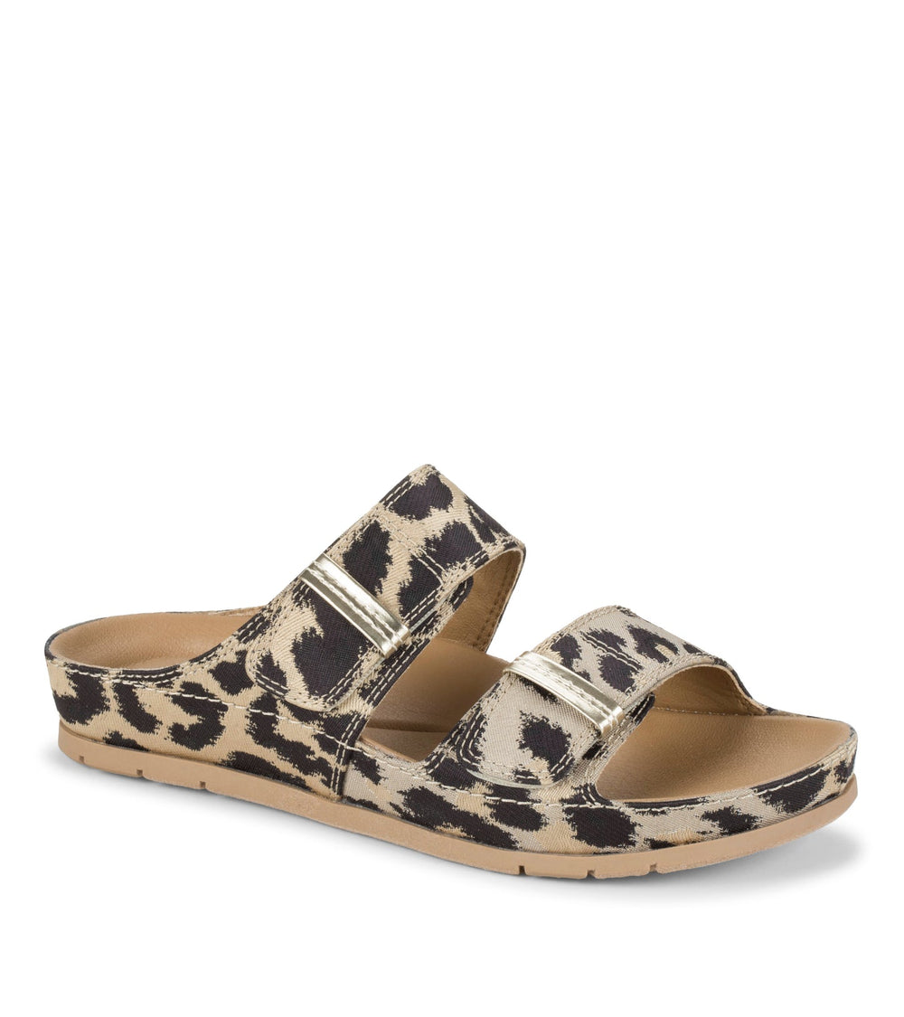 Wisteria Slide Sandal Natural Multi Leopard - Women