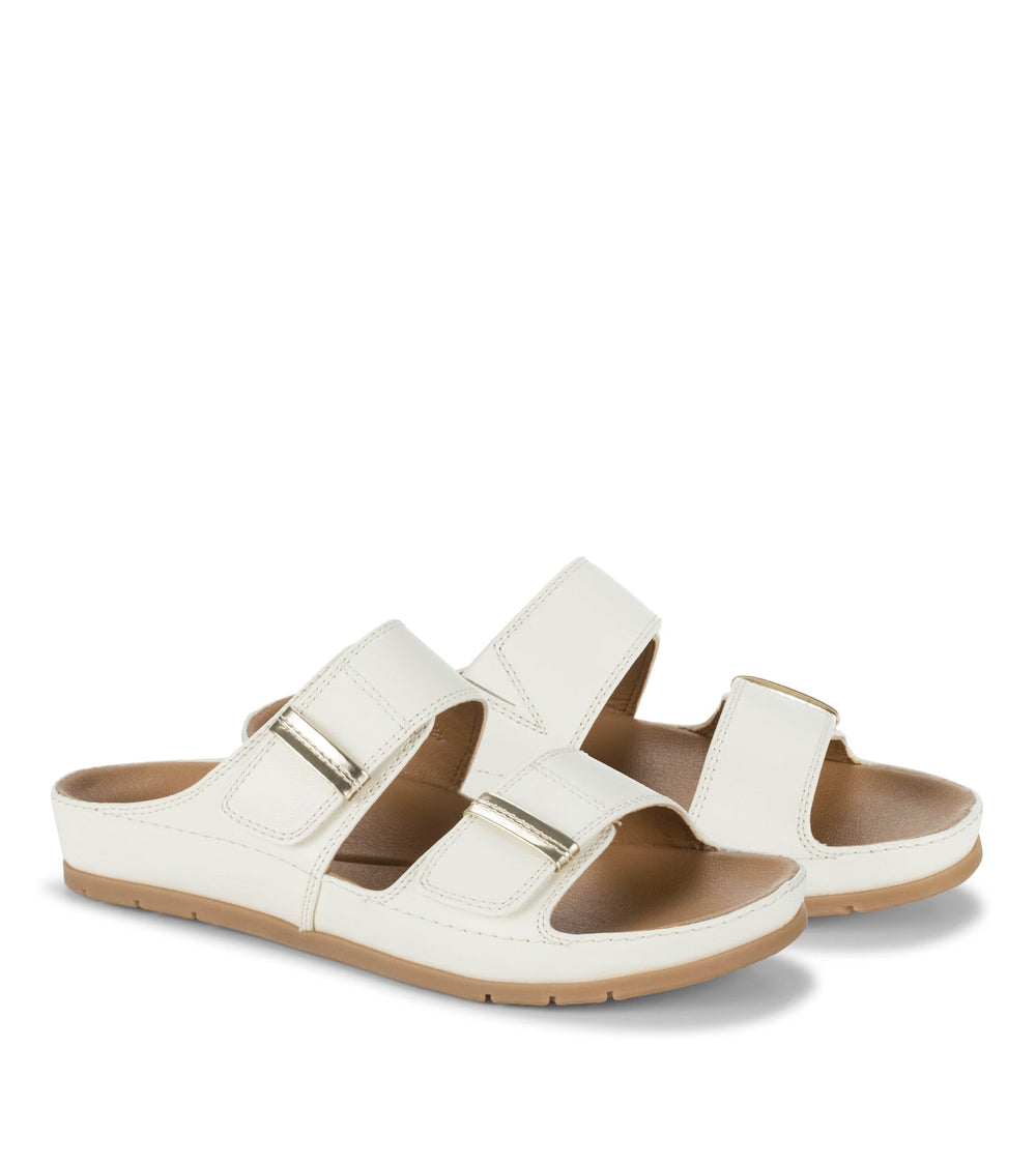 Wisteria Slide Sandal Off White - Women
