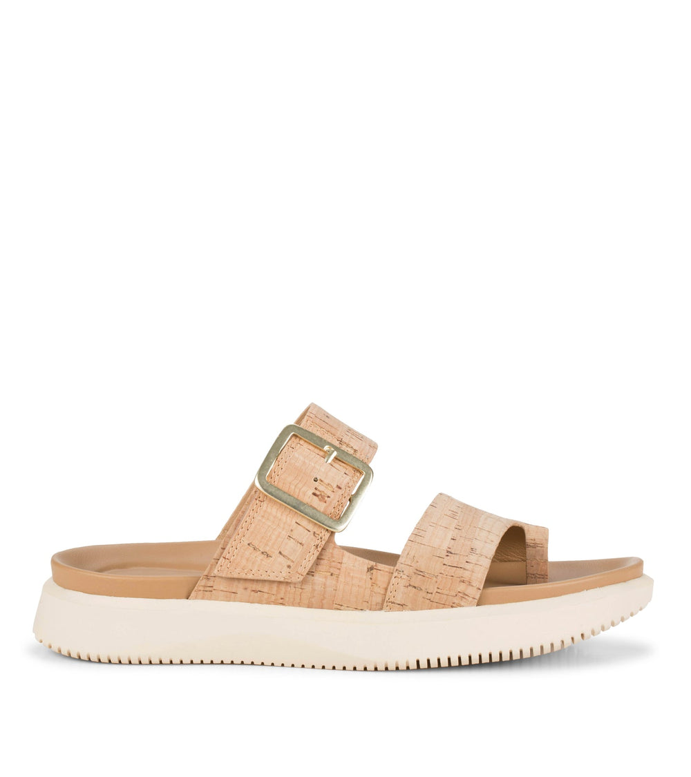 Eliza Slide Sandal Natural Cork - Women