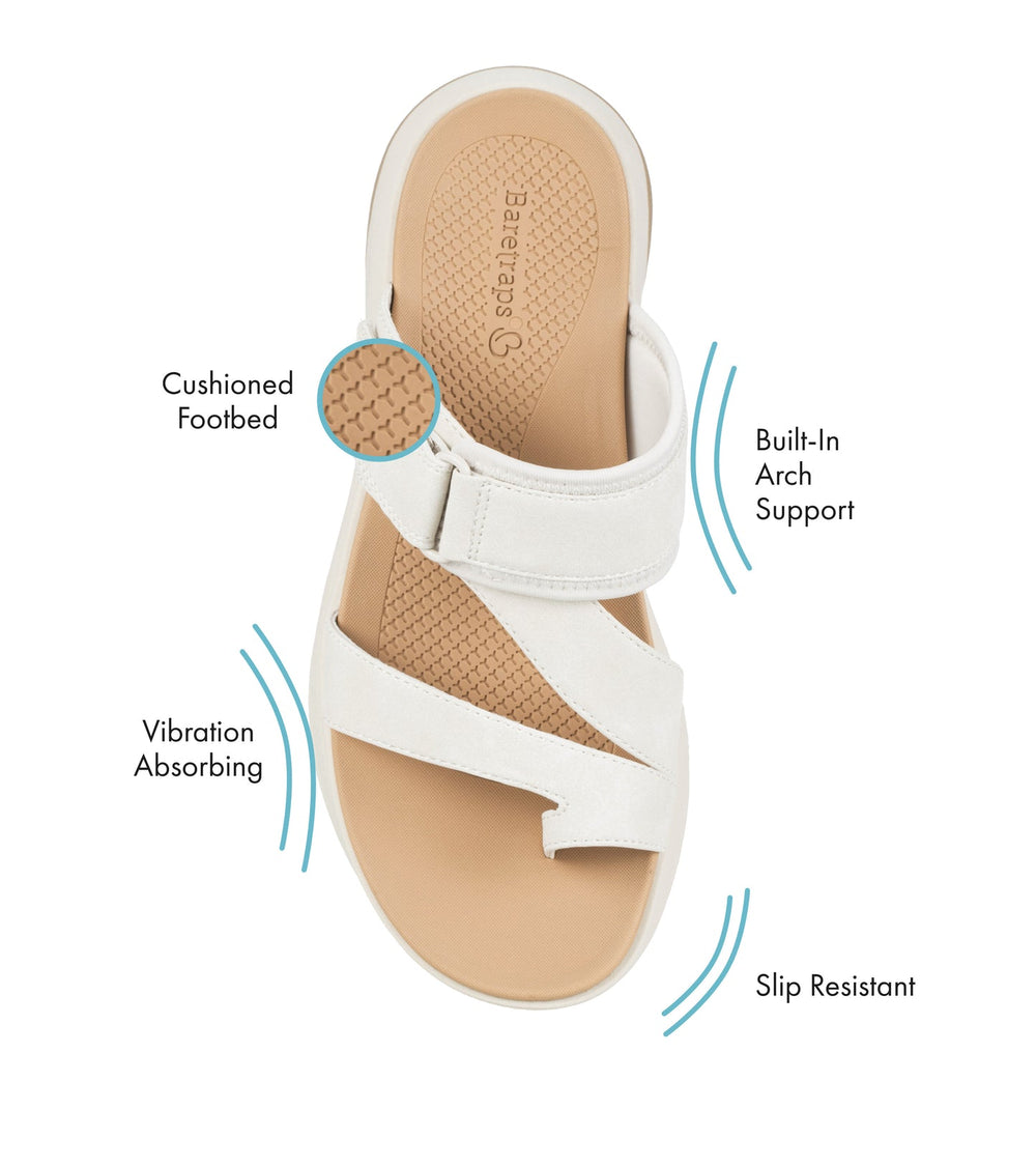 Jordy Slide Sandal Cream - Women