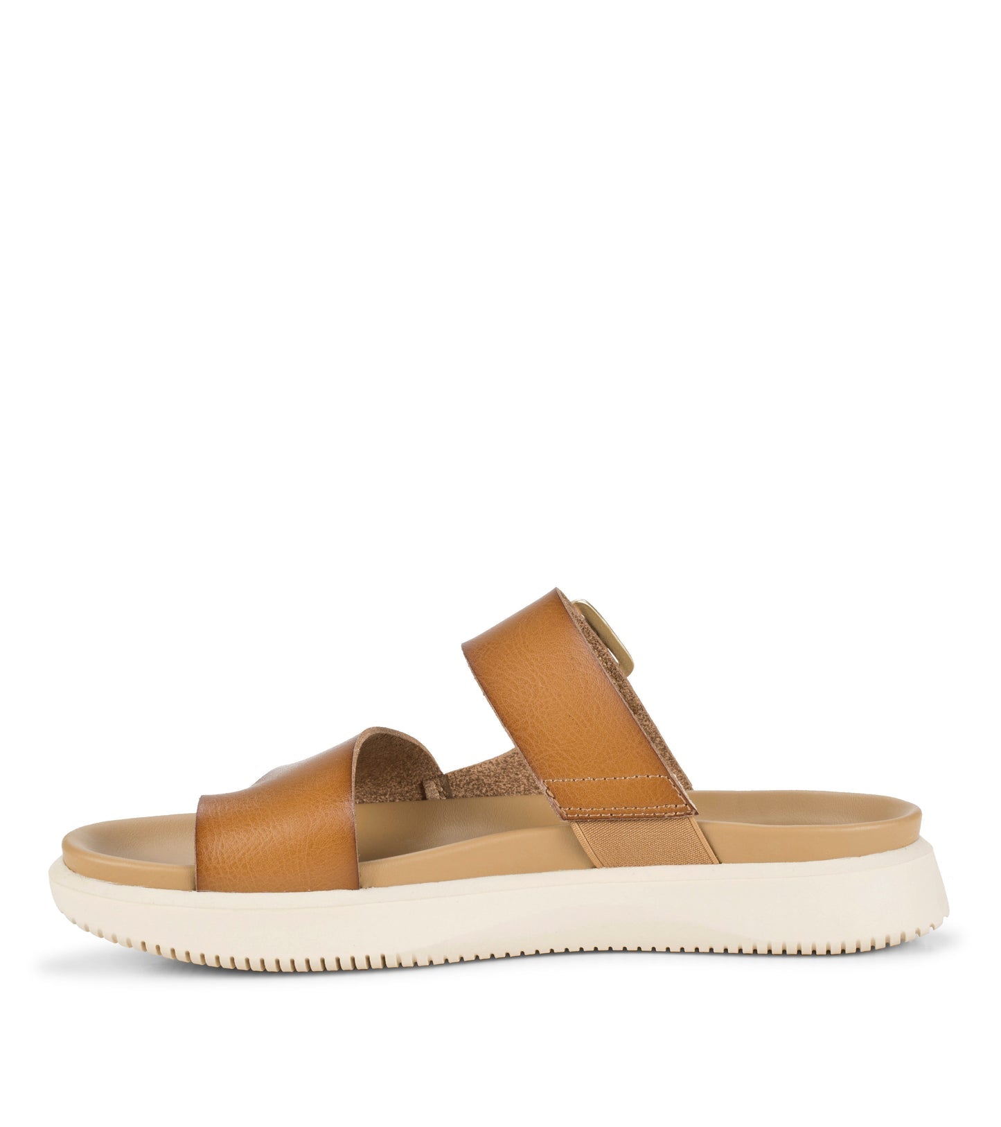 Eliza Slide Sandal Dark Caramel - Women