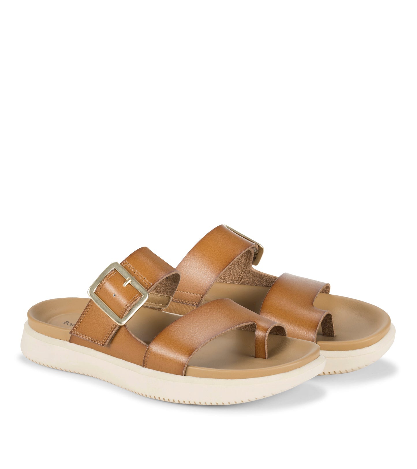 Eliza Slide Sandal Dark Caramel - Women