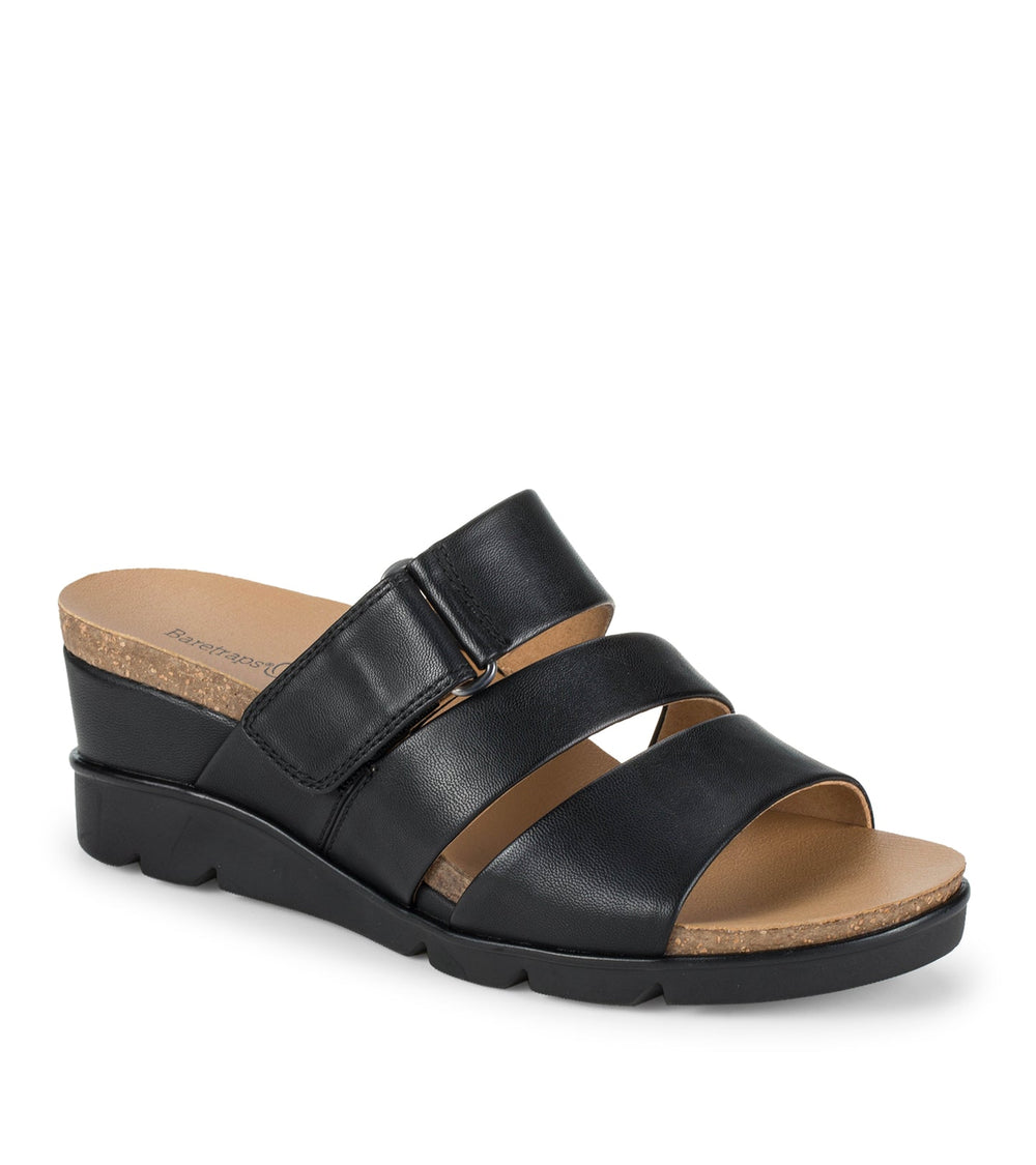 Michi Wedge Sandal Black - Women