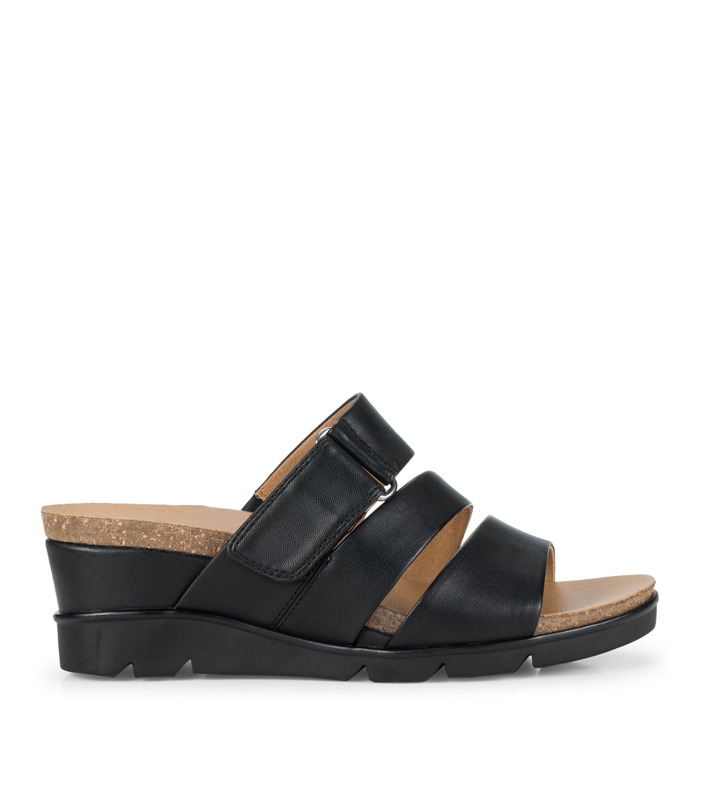 Michi Wedge Sandal Black - Women