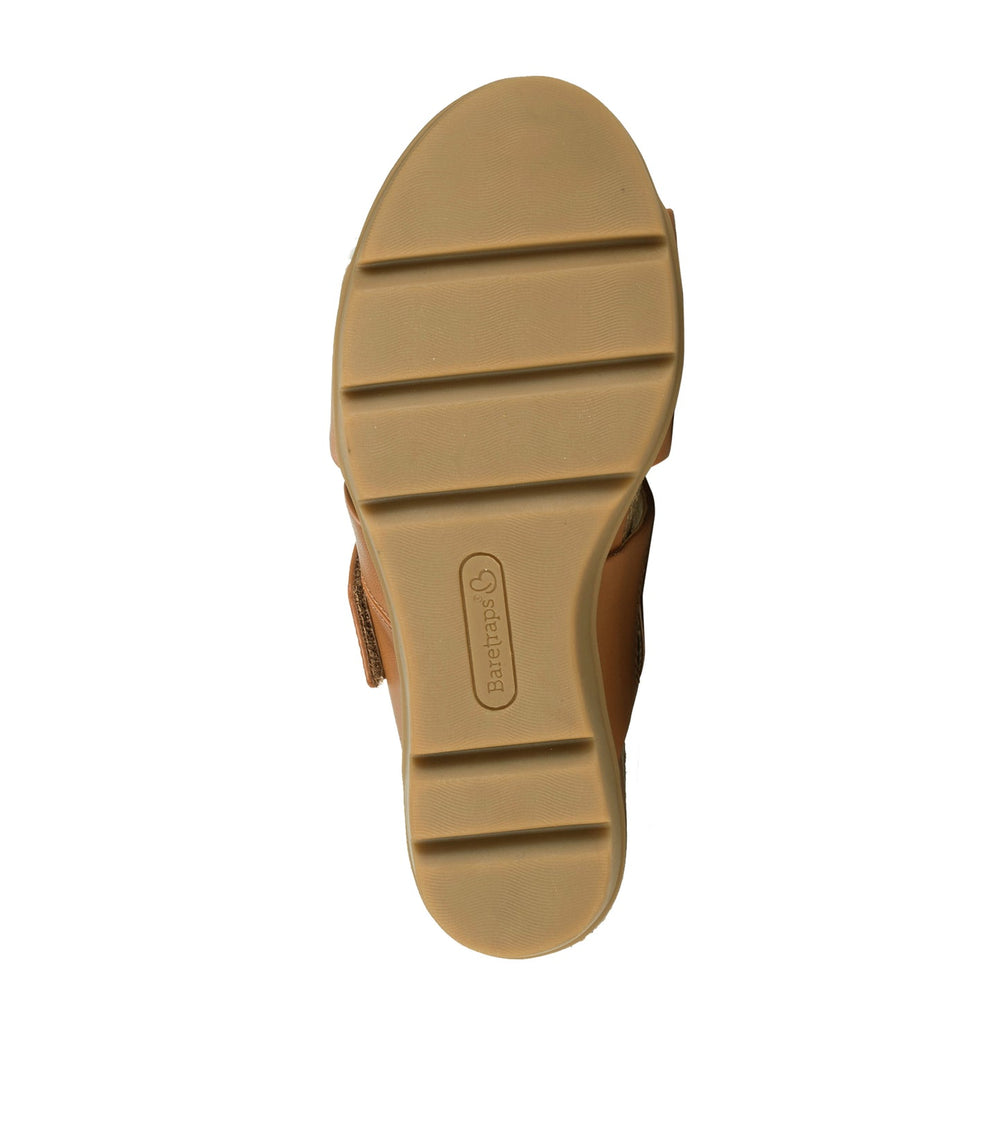 Michi Wedge Sandal Dark Caramel - Women
