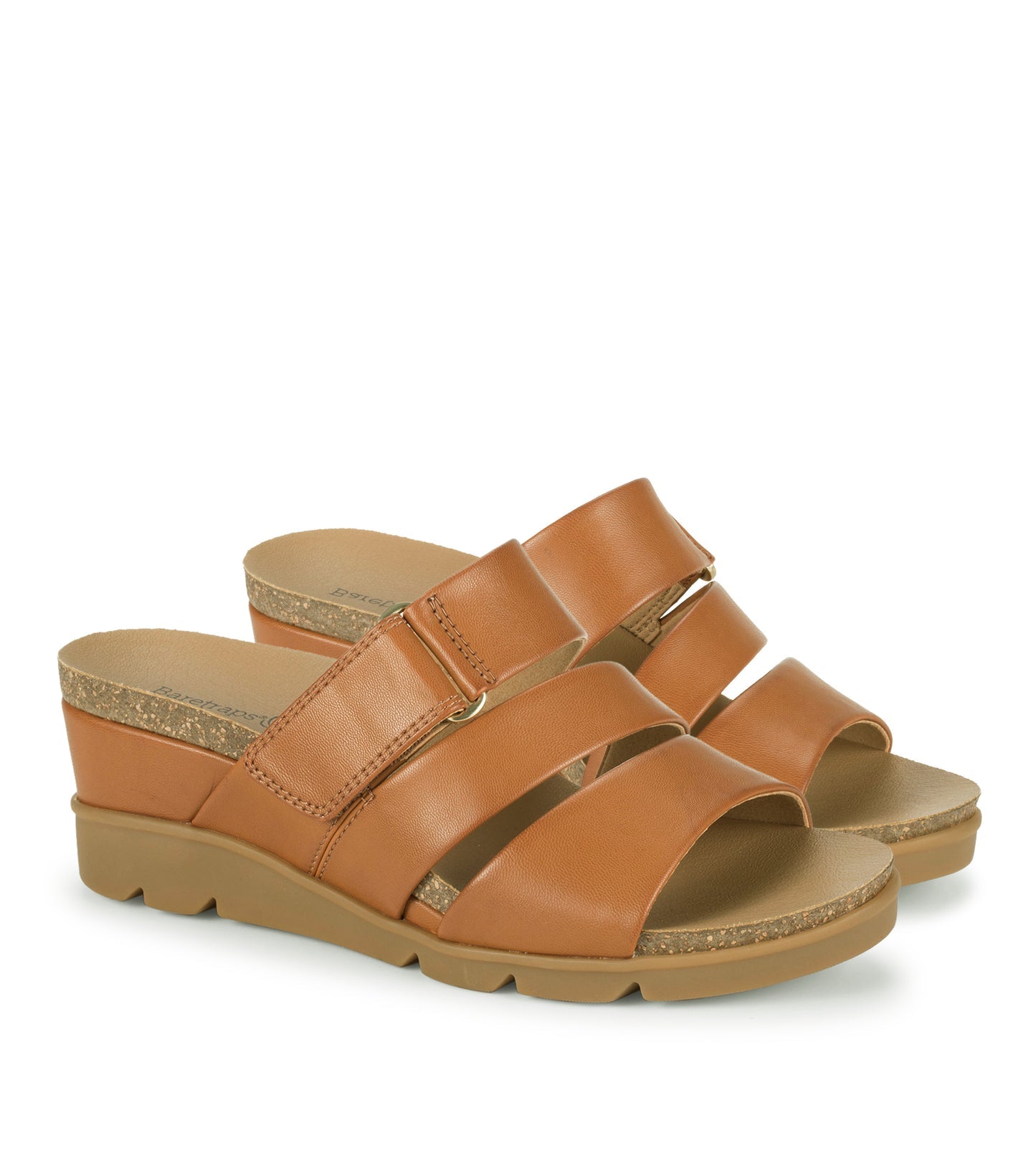 Michi Wedge Sandal Dark Caramel - Women