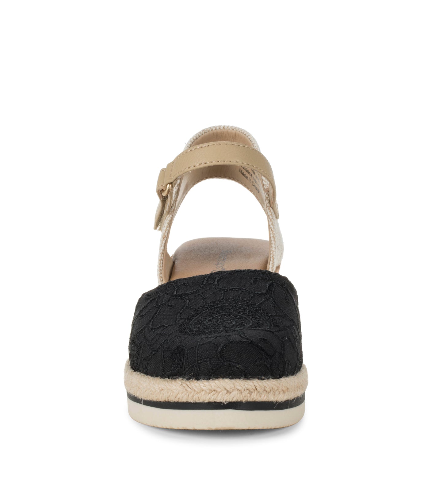 Alycia Closed Toe Wedge Sandal Black - Women