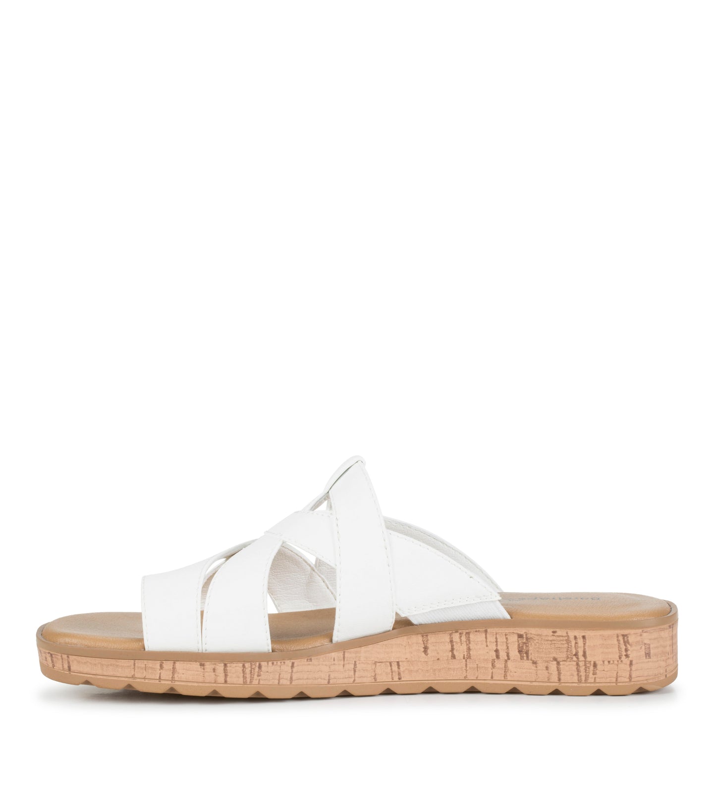 Gabbie Slide Sandal White - Women
