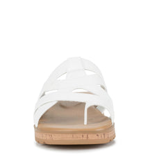 Gabbie Slide Sandal White - Women