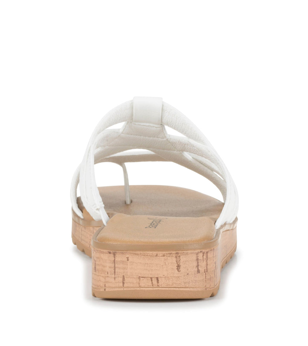 Gabbie Slide Sandal White - Women