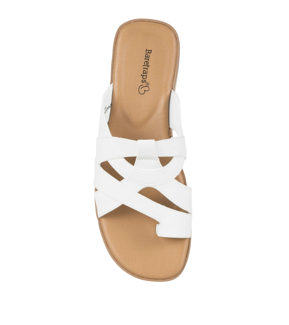 Gabbie Slide Sandal White - Women