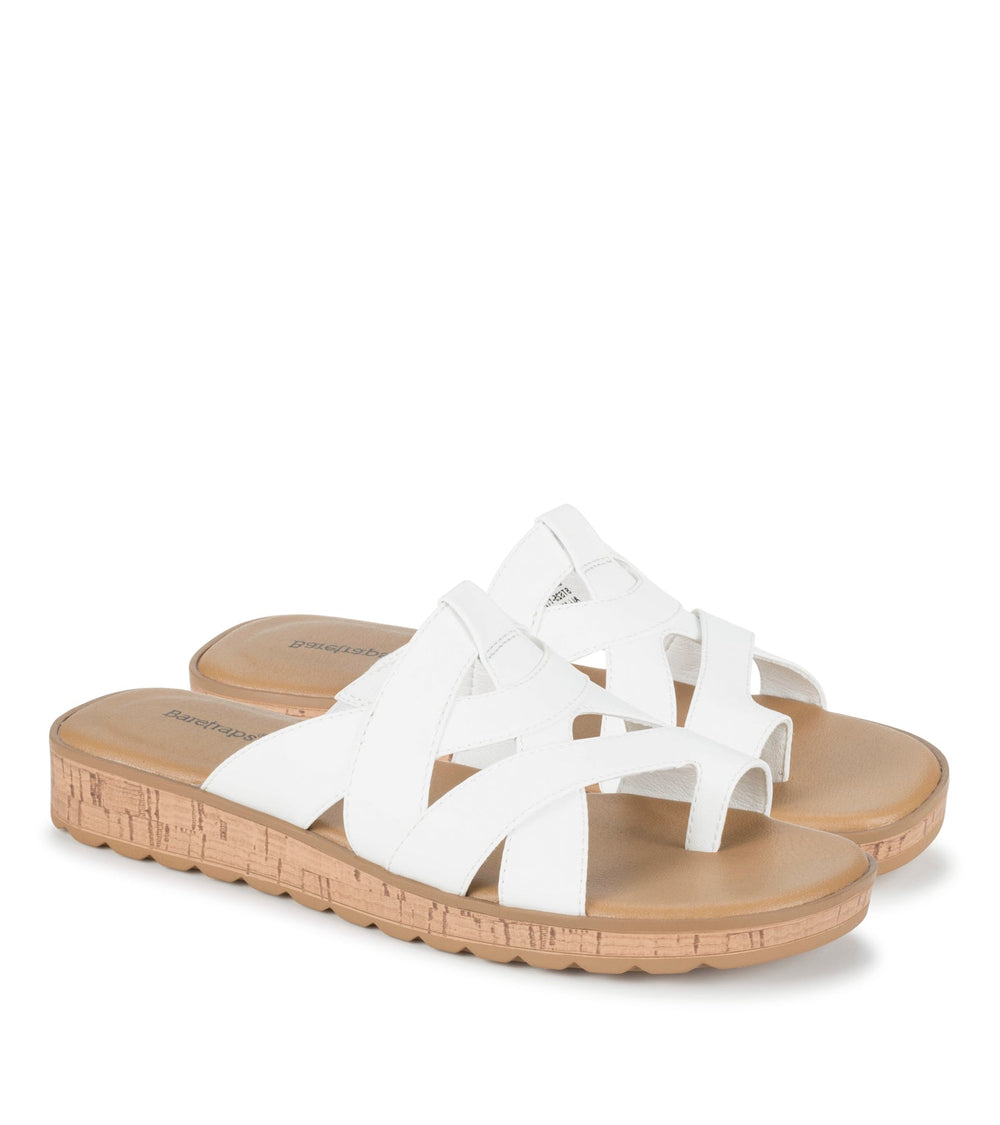 Gabbie Slide Sandal White - Women
