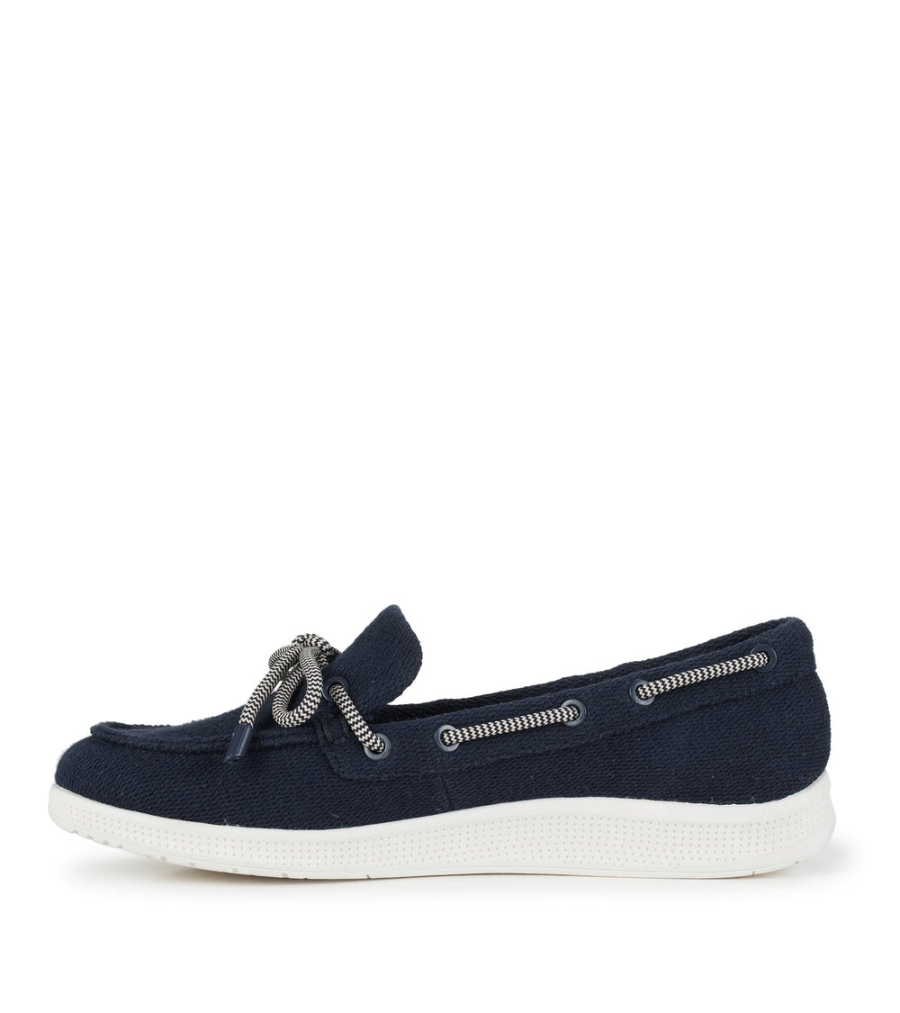 Venia Boat Shoe Denim Blue - Women