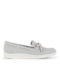 Venia Boat Shoe Light Steel - Women