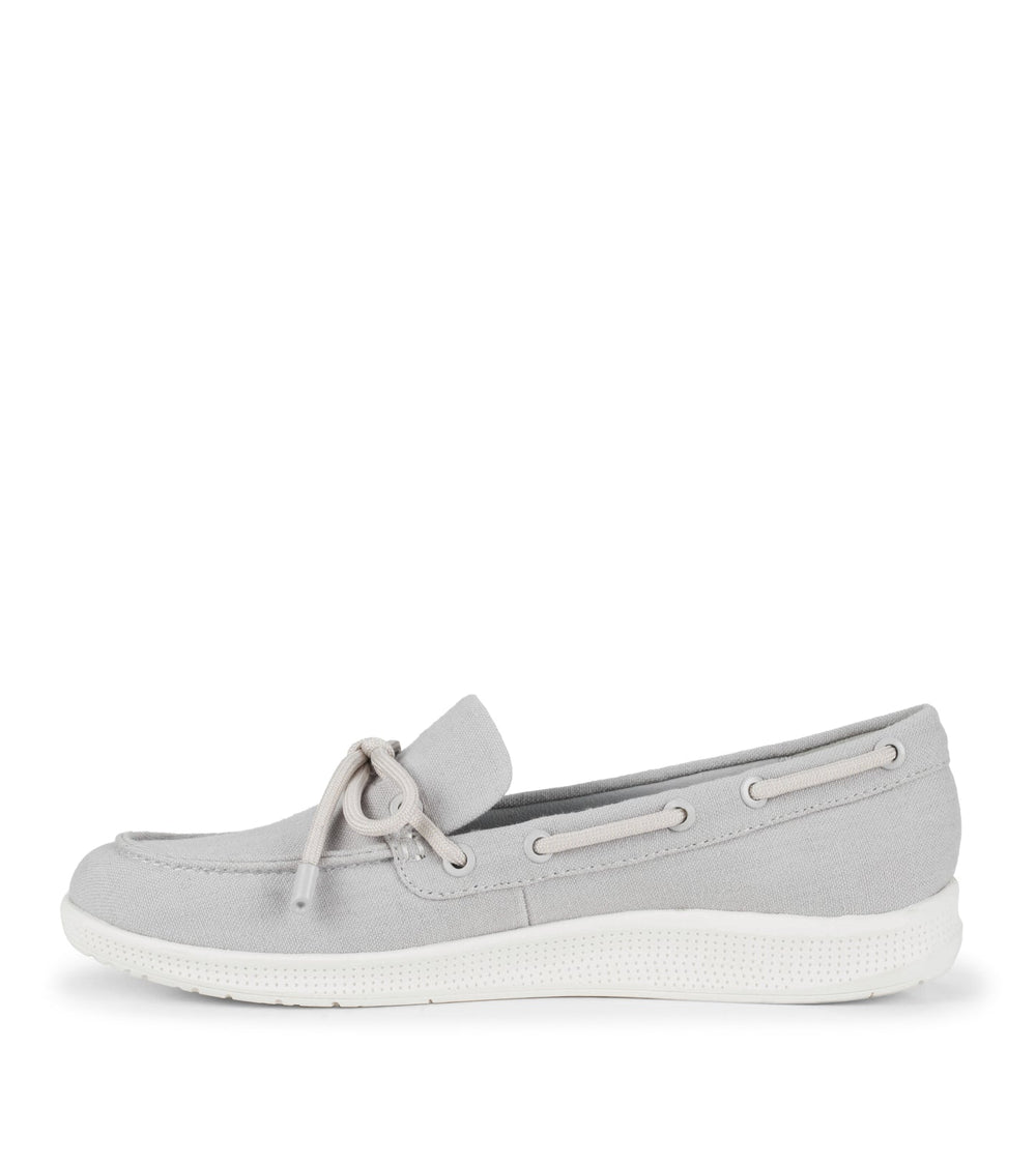 Venia Boat Shoe Light Steel - Women