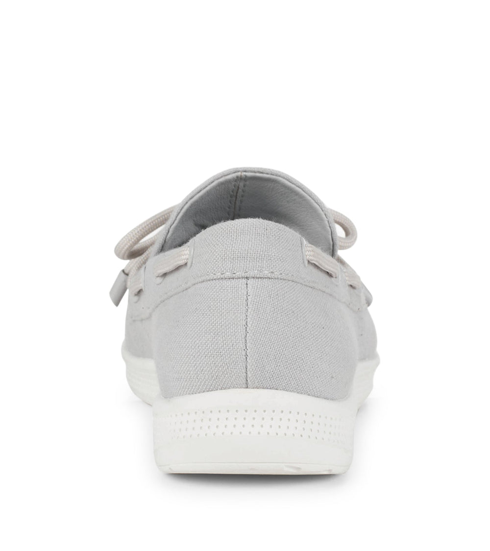 Venia Boat Shoe Light Steel - Women