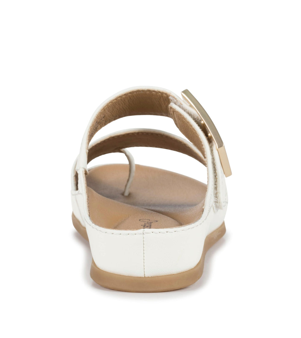 Welda Slide Sandal Off White - Women