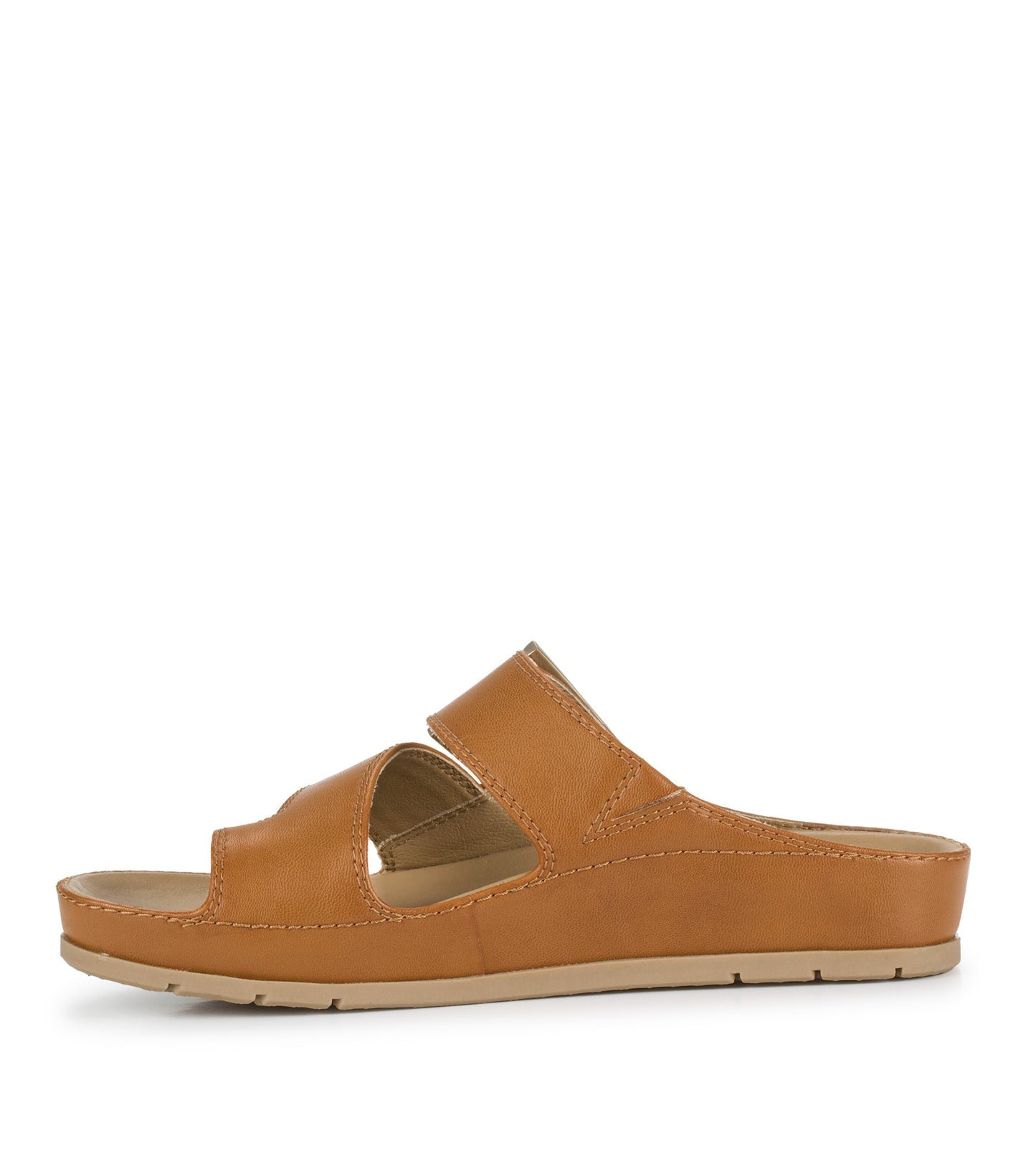 Welda Slide Sandal Dark Caramel - Women