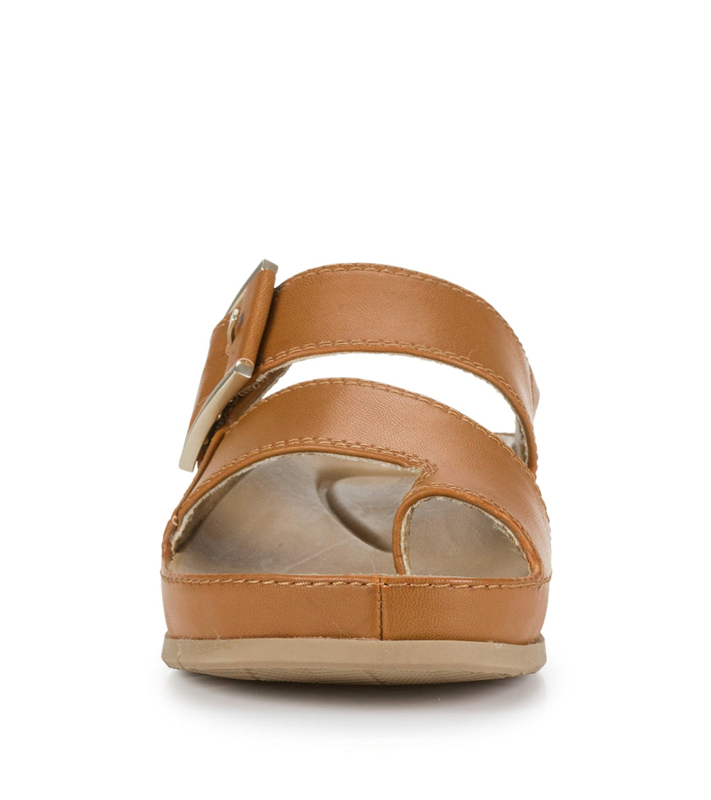 Welda Slide Sandal Dark Caramel - Women