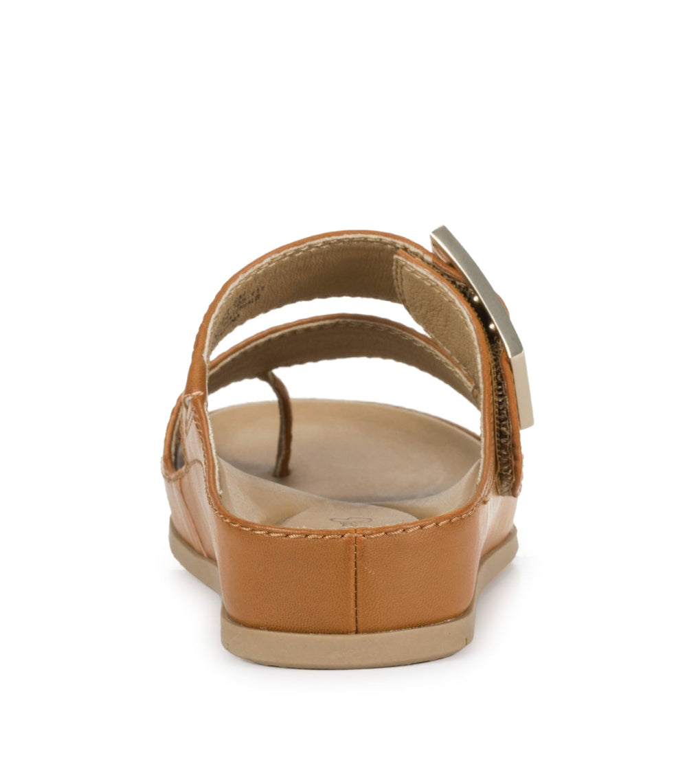 Welda Slide Sandal Dark Caramel - Women