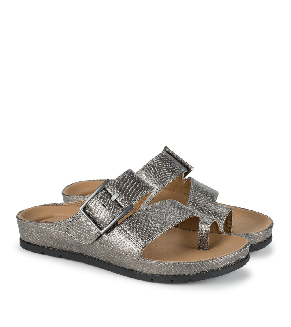 Welda Slide Sandal Pewter - Women