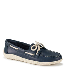 Beverlie Boat Shoe Navy Leather - Women